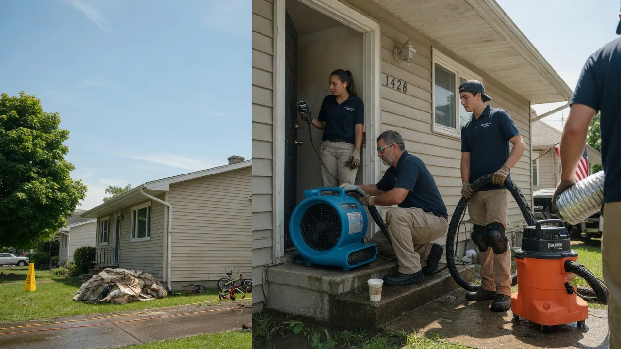 Water Damage Restoration in Dewitt, IL near me